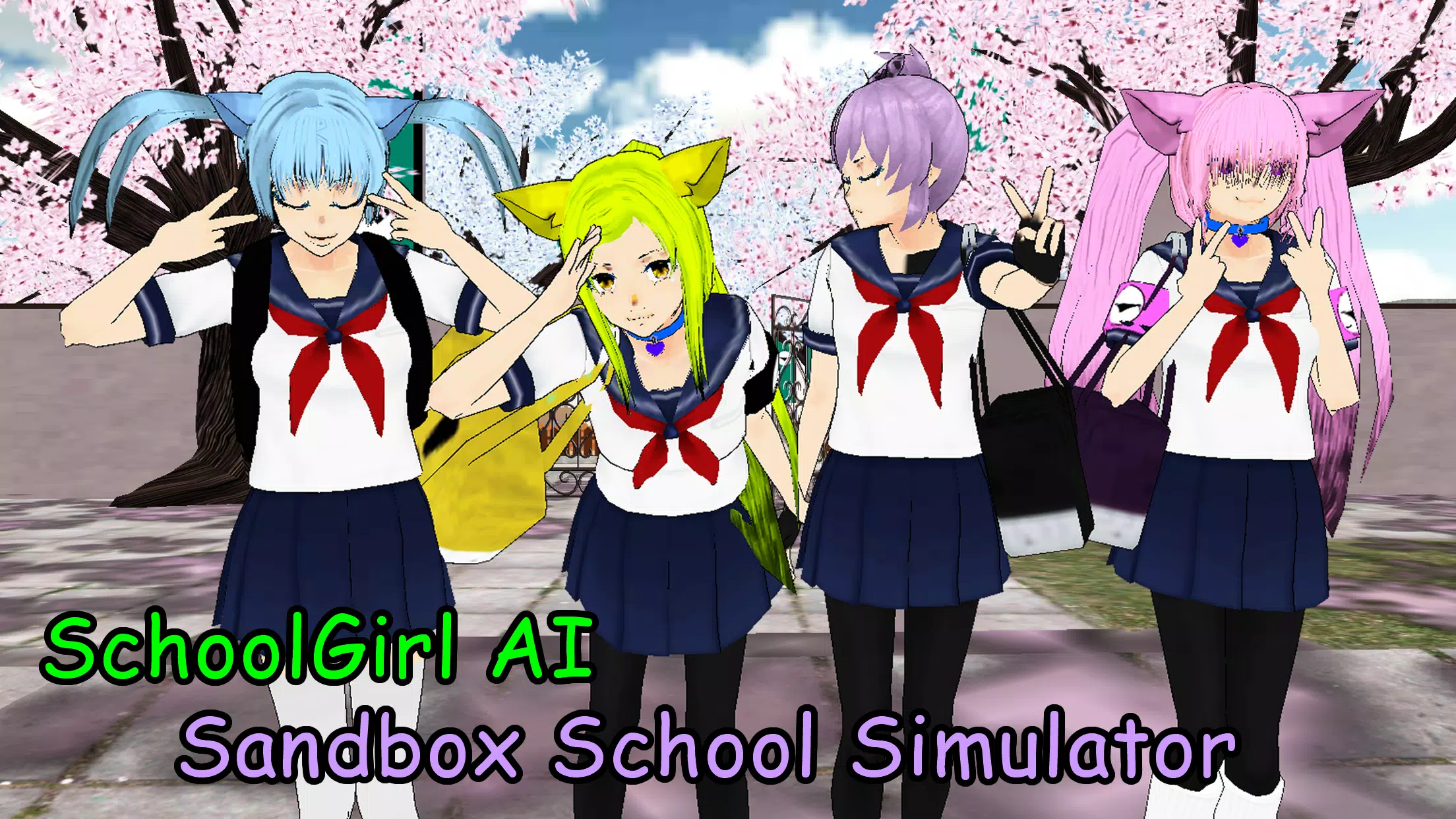 SchoolGirl AI 3D Anime Sandbox APK for Android Download