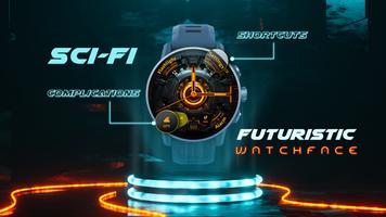 Sci-Fi Futuristic Watch Faces capture d'écran 2
