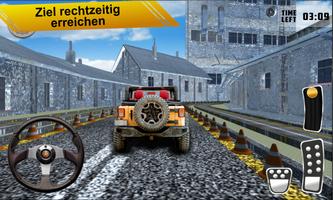 4x4 Jeep Parkplatz Plakat