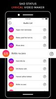 My Photo Sad Lyrical Video Status Maker ảnh chụp màn hình 3