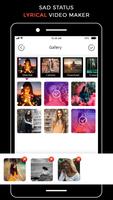 My Photo Sad Lyrical Video Status Maker capture d'écran 1