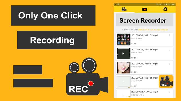 Screen Recorder for Samsung mobiles poster