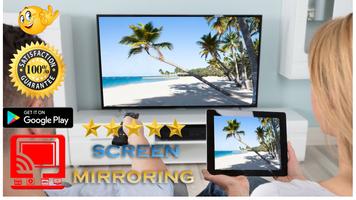 Caster l'écran - miracast tv: Chromecast live tv Affiche