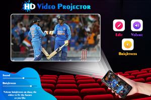 HD Video Projector syot layar 1