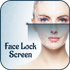 Face lock screen icône