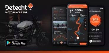 Detecht – Motorrad App und GPS