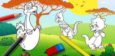 Kids Dinosaur Coloring Pages