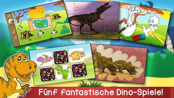 Dinosaurier Kinderspiel Plakat