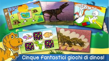 Poster Gioco Dinosauro per i Bambini