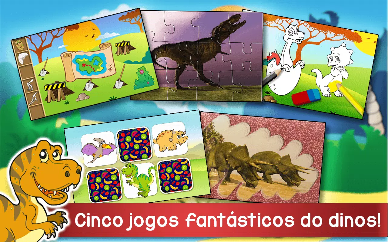 Jogo Dinossauro Quebra-cabeça – Apps no Google Play