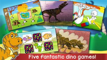 Kids Dinosaur Adventure Game โปสเตอร์