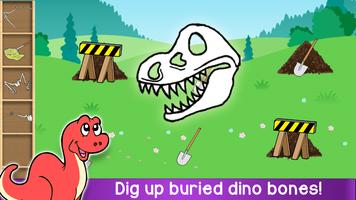 Kids Dinosaur Adventure Game syot layar 1