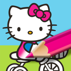 Hello Kitty Coloring أيقونة