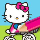 Hello Kitty Coloring ícone