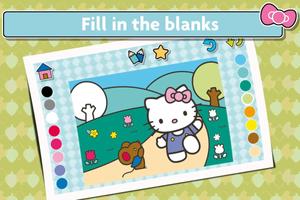 Hello Kitty Coloring Ekran Görüntüsü 1