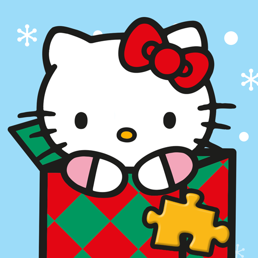 Hello Kitty Juego de Puzzles de Navidad para Niños