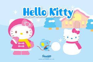 Hello Kitty Christmas Puzzles - Games for Kids 🎄 الملصق