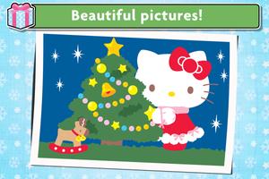 Hello Kitty Christmas Puzzles - Games for Kids 🎄 スクリーンショット 1