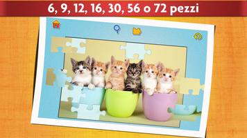 2 Schermata Gioco di Gatti Puzzle Bambini