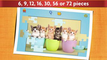 Cats Jigsaw Puzzle Game Kids ảnh chụp màn hình 2