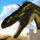 Spiel Dinosaurier Puzzlespiel Zeichen