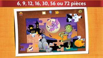 Jeu Puzzle Halloween Enfants capture d'écran 1