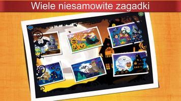 Gra Puzzle Dzieci Halloween plakat