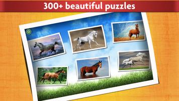Horse Jigsaw Puzzles Game Kids 截图 1