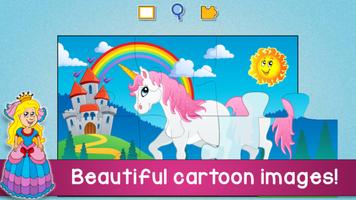 Kids Animals Jigsaw Puzzles الملصق