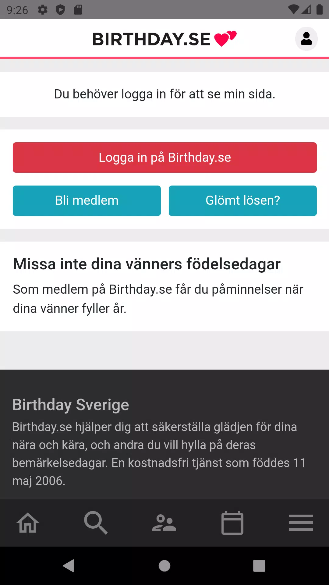 Birthday.se APK for Android Download