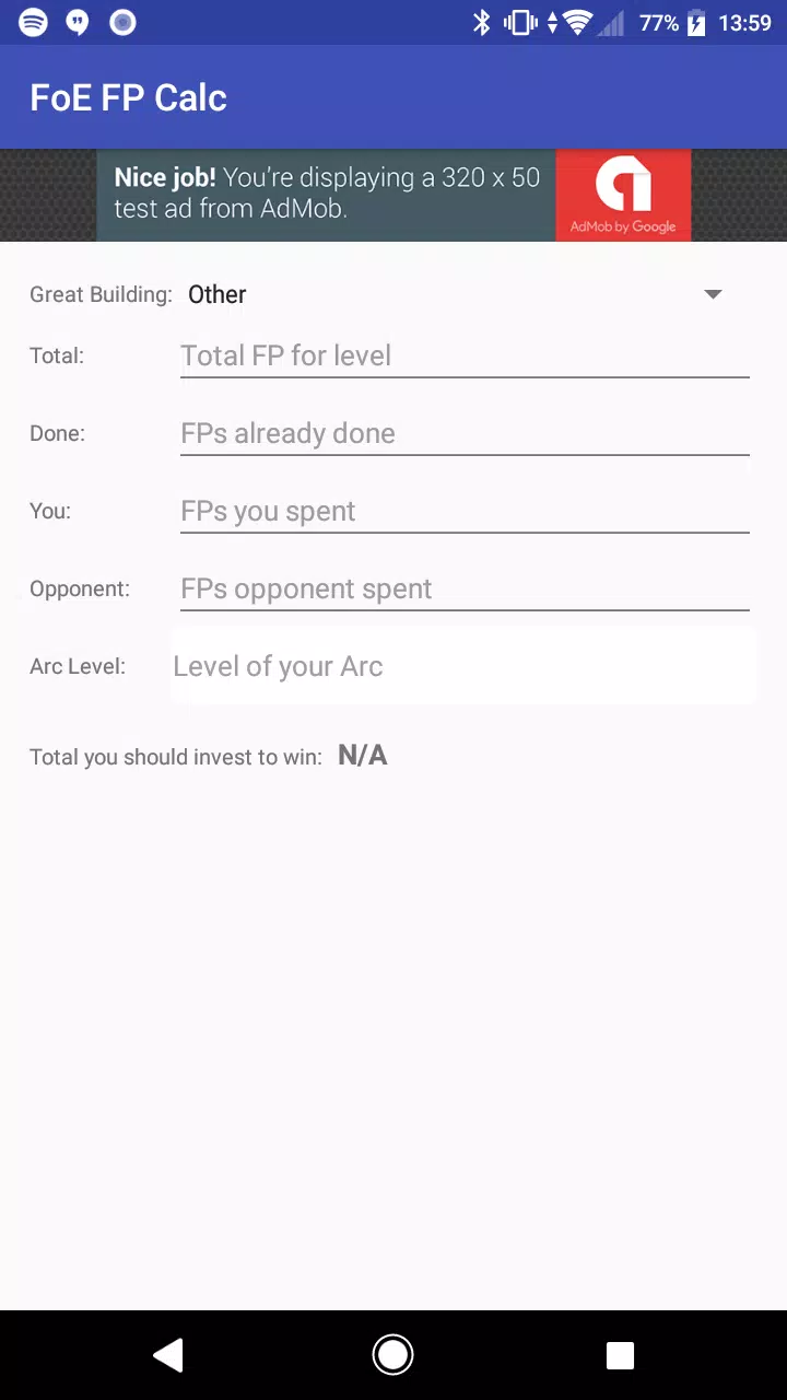 FoE FP Calculator APK for Android Download