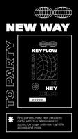 Keyflow الملصق