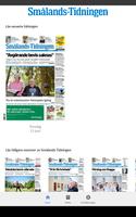 Smålands-Tidningen e-tidning screenshot 2