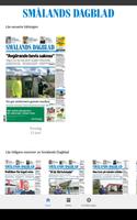 Smålands Dagblad e-tidning captura de pantalla 2
