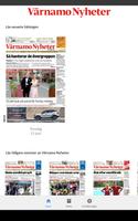 Värnamo Nyheter e-tidning Screenshot 2