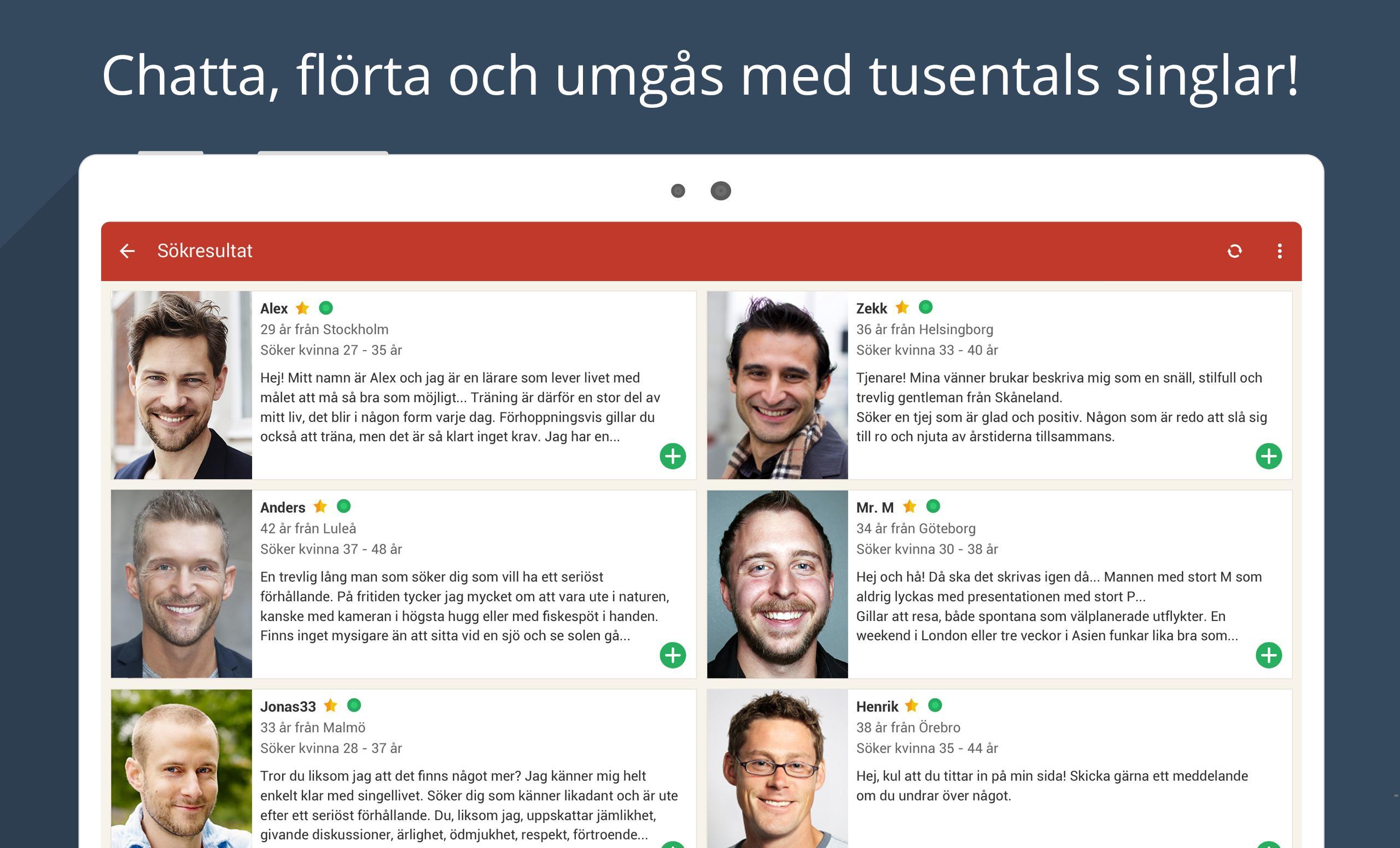 bra dejting namn