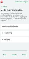 M Sverige medlemsapp screenshot 2