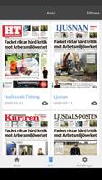 Ljusdals-Posten e-tidning syot layar 1
