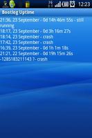 Bootlog Uptime Affiche