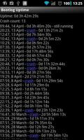 Bootlog Uptime screenshot 2