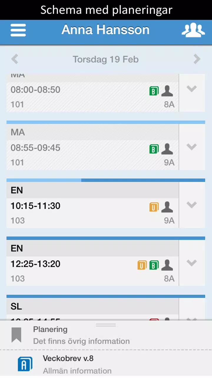 Skola24 Schema