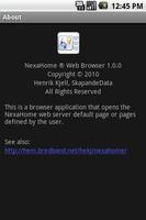 EasyHome Web Browser capture d'écran 1
