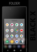 BLACK X Xperia Тема скриншот 3