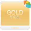 GOLD STEEL Xperia Theme APK