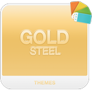 GOLD STEEL Xperia Theme APK