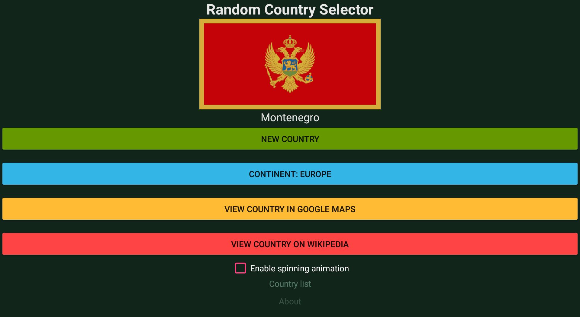 Random Country Selector APK for Android Download