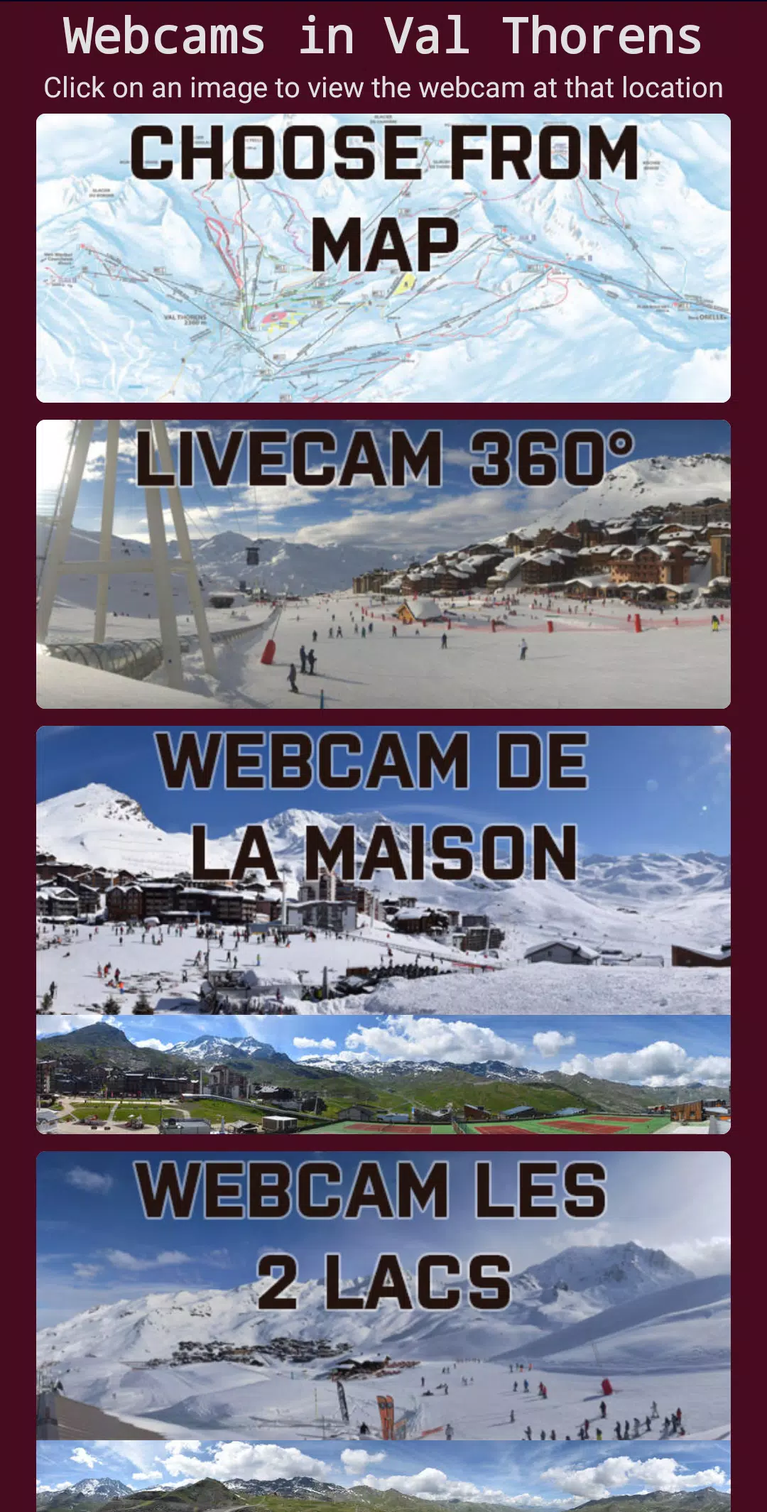 Val Thorens Webcams APK for Android Download