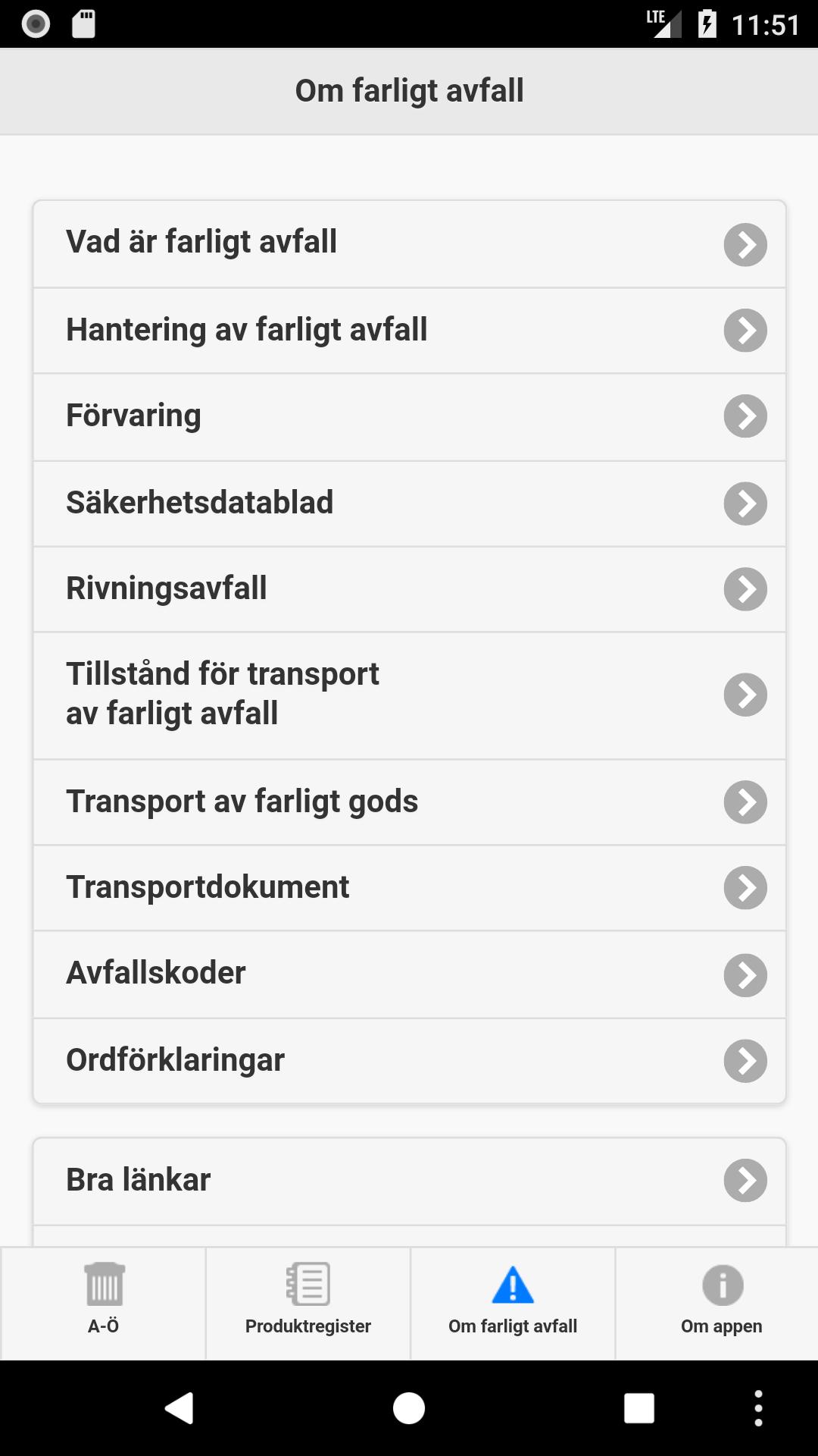 Farligt avfall for Android - APK Download