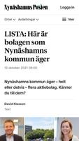 Nynäshamns Posten Affiche