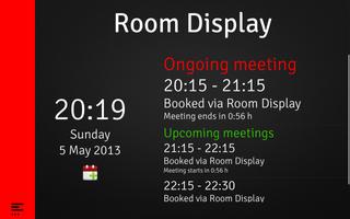 Room Display 3: 会議を予約する ポスター